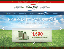 Tablet Screenshot of econotempinc.com